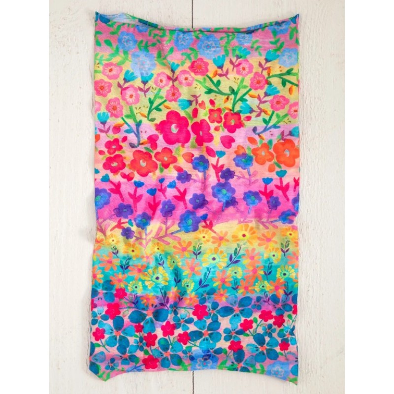 Boho Bandeau - Rainbow Floral (Bright)