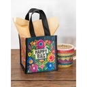 Happy Bag - Small Black Floral
