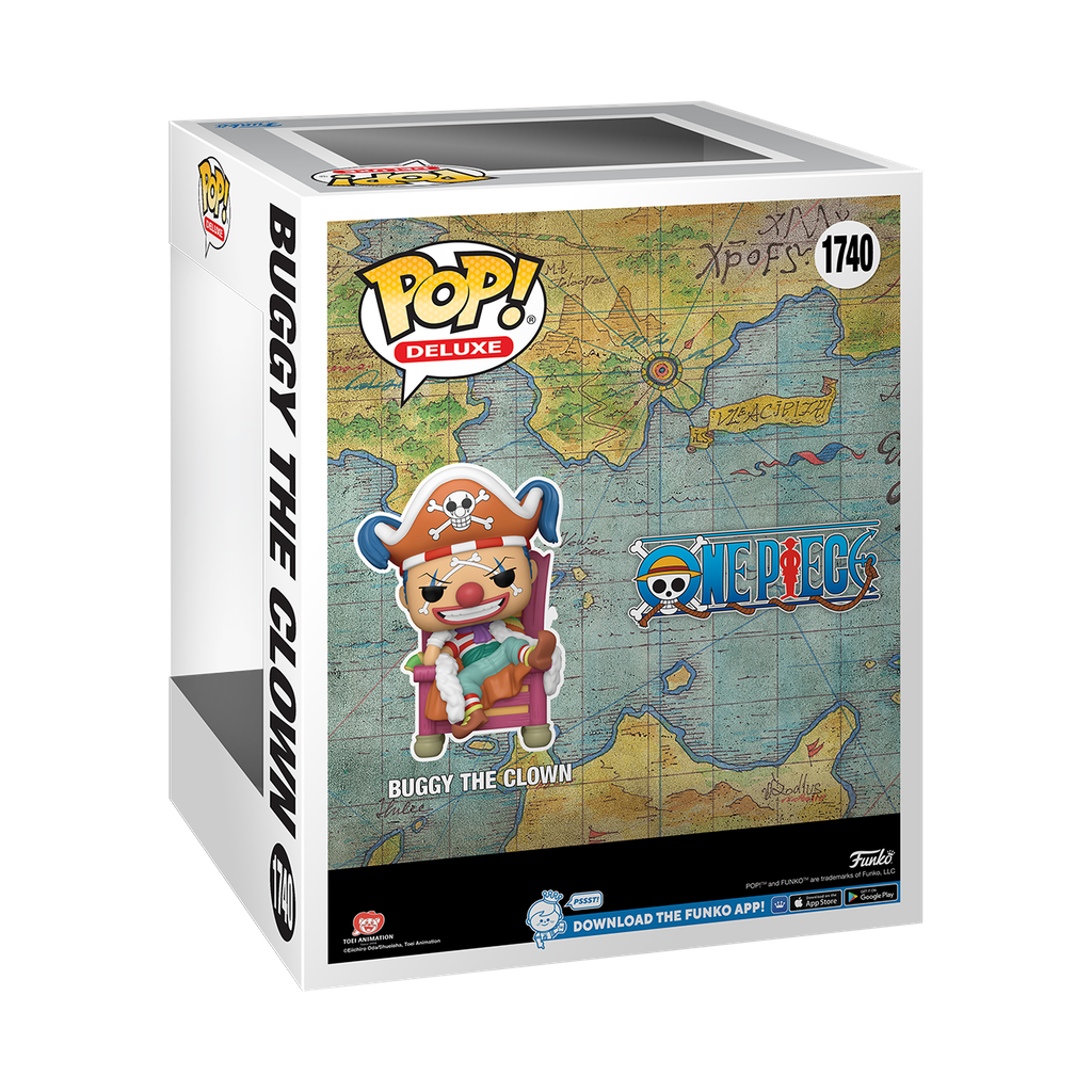 One Piece - Buggy on Throne Deluxe NYCC 2024 Fall Convention Funko Deluxe Pop! Vinyl