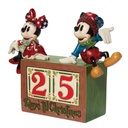 Mickey & Minnie Mouse "The Christmas Countdown" Figurine - Disney Traditions by Jim Shore