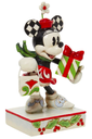 Minnie Mouse with Bag and Gift "Holiday Glamour" Figurine - Disney Traditions by Jim Shore