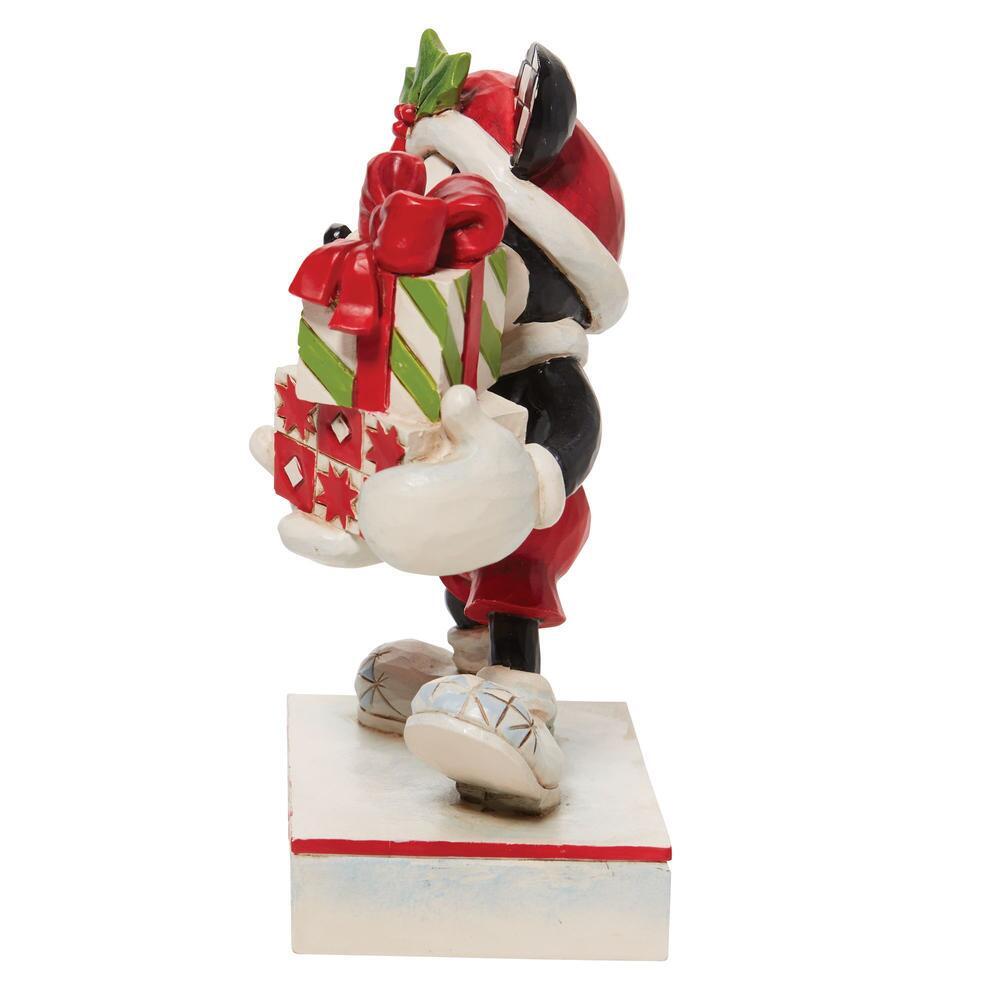 Mickey Mouse with Stacked Presents "A Season of Giving" Figurine - Disney Traditions by Jim Shore