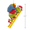 Dr. Seuss's How the Grinch Stole Christmas! Grinch on Ladder - Hallmark Christmas Ornament