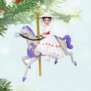 Disney Mary Poppins (60th Anniversary) A Practically Perfect Carousel Ride - 2024 Hallmark Keepsake Christmas Ornament