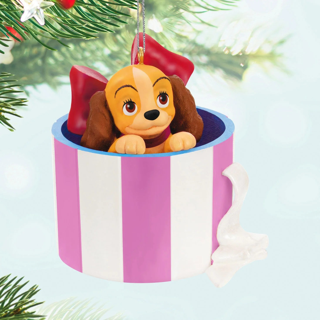 Disney Lady and the Tramp - Darling's Christmas Gift - 2024 Hallmark Keepsake Christmas Ornament