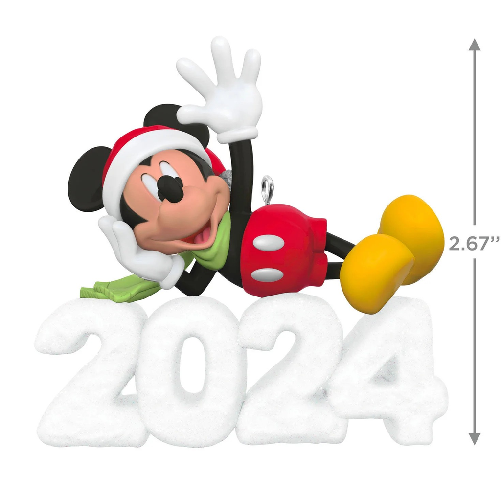 Disney Mickey Mouse - A Year of Disney Magic - 2024 Hallmark Keepsake Christmas Ornament