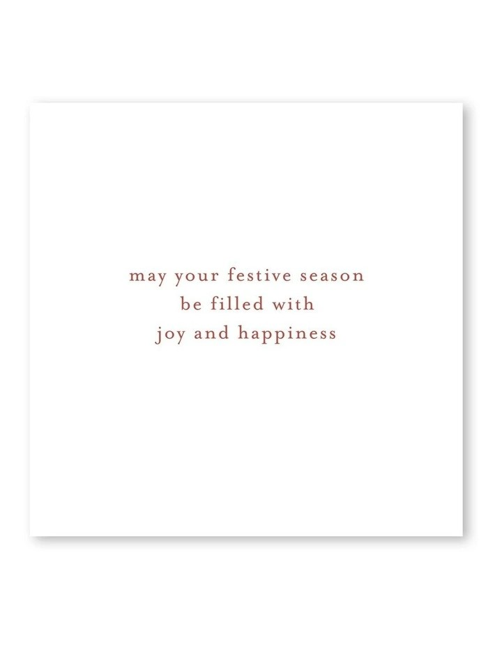 Poinsettia Collage Merry Christmas Boxed Christmas Cards (Beyond Blue Charity Pack of 10) - Simson