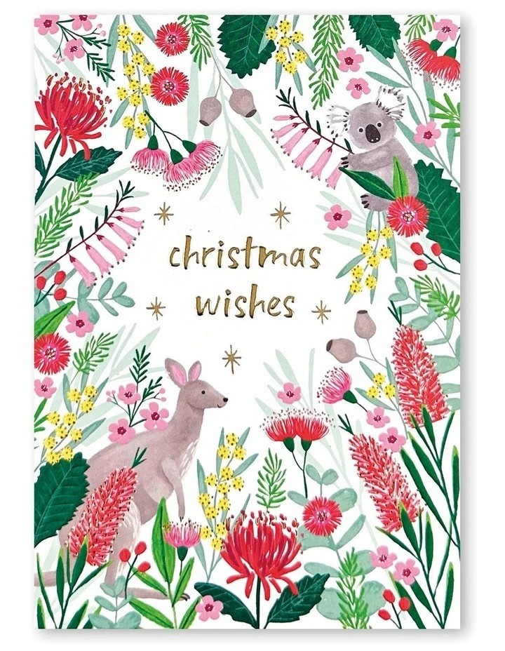 Simson Boxed Christmas Cards (Dementia Australia Charity Pack of 10) - Bush Flora