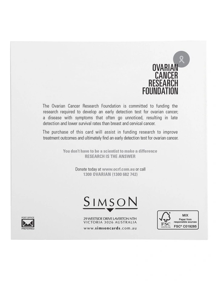 Simson Boxed Christmas Cards (Ovarian Cancer Charity Pack of 10) - Mary & Joseph