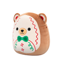Tolef the Brown Cookie Bear 7.5 inch Squishmallows 2024 Christmas