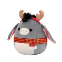 Jason the Donkey with Antlers 7.5 inch Squishmallows 2024 Christmas