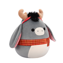 Jason the Donkey with Antlers 7.5 inch Squishmallows 2024 Christmas