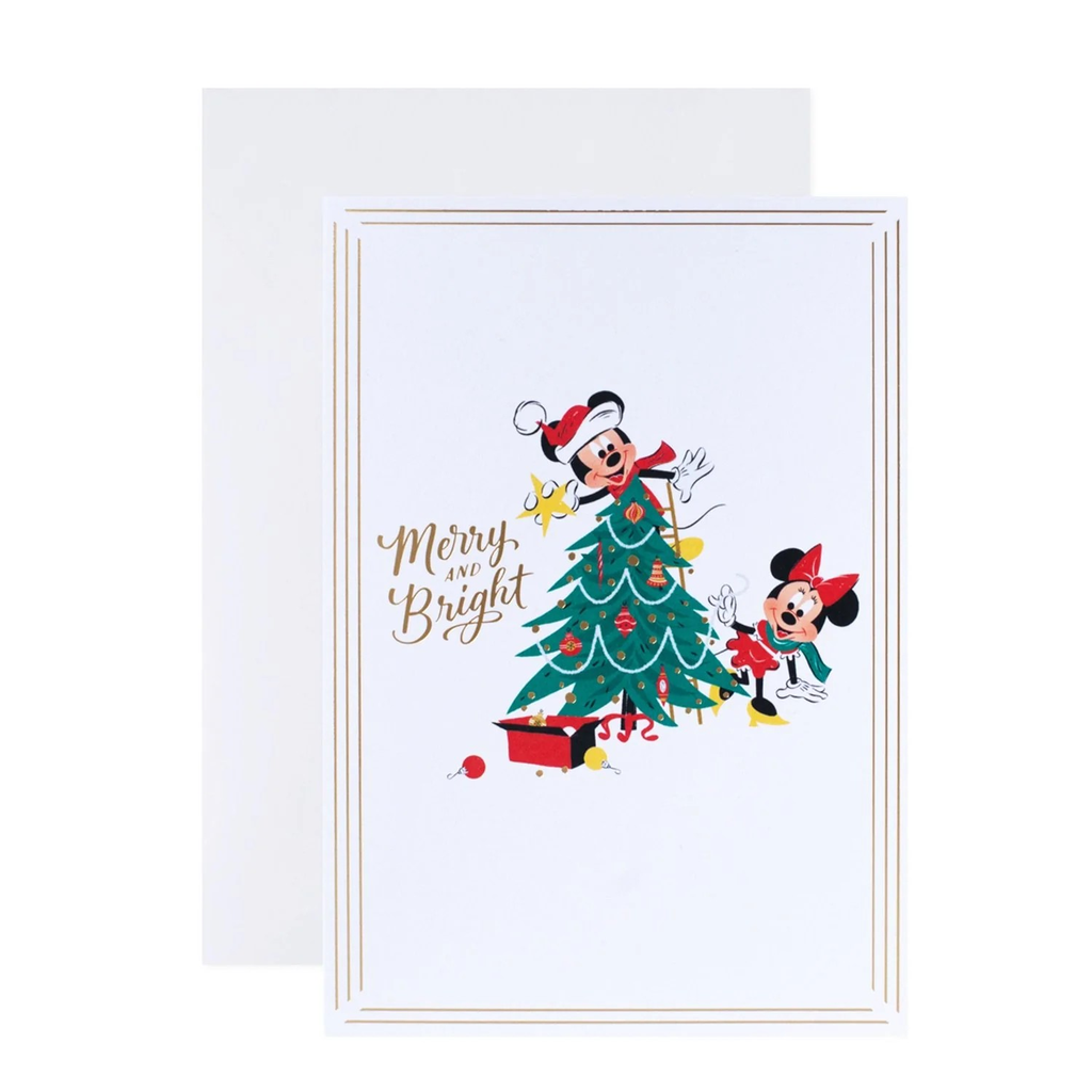 Hallmark Charity Boxed Christmas Cards (Pack of 10) - Disney Mickey & Minnie Mouse