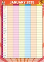Big Print Family Organiser 2025 Calendar