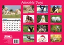 Big Print Adorable Dogs 2025 Calendar