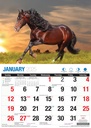 Big Print Horses 2025 Calendar