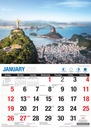 Big Print Destinations 2025 Calendar