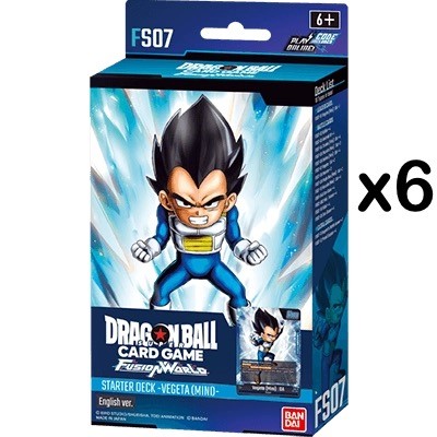 Vegeta (Mini) [FS07] Dragon Ball Super Card Game: Fusion World Starter Deck - Sealed Box of 6