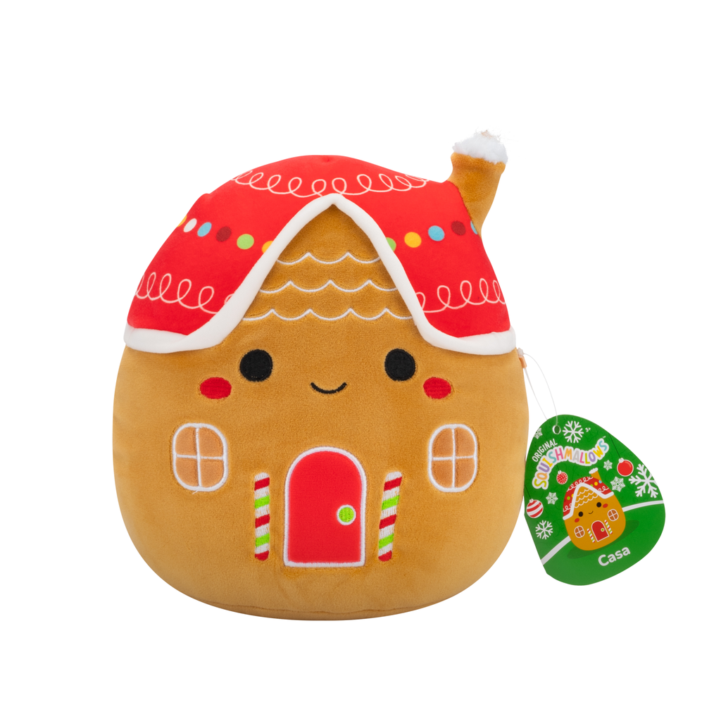 Casa the Gingerbread House 7.5 inch Squishmallows 2024 Christmas