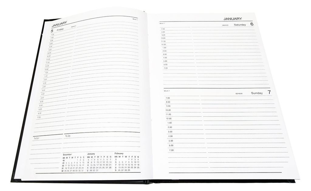 2025 A5 DTP Diary - Everyday Casebound Green
