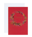Hallmark Charity Boxed Christmas Cards (Pack of 10) - Christmas Wreath