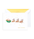Hallmark Signature Boxed Christmas Cards (Pack of 8) - Santa and Reindeer