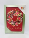 Henderson Greetings Charity Boxed Christmas Cards (Pack of 10) - Aussie Wreath