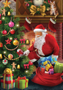 Henderson Greetings Charity Boxed Christmas Cards (Pack of 8) - Santa Reading List