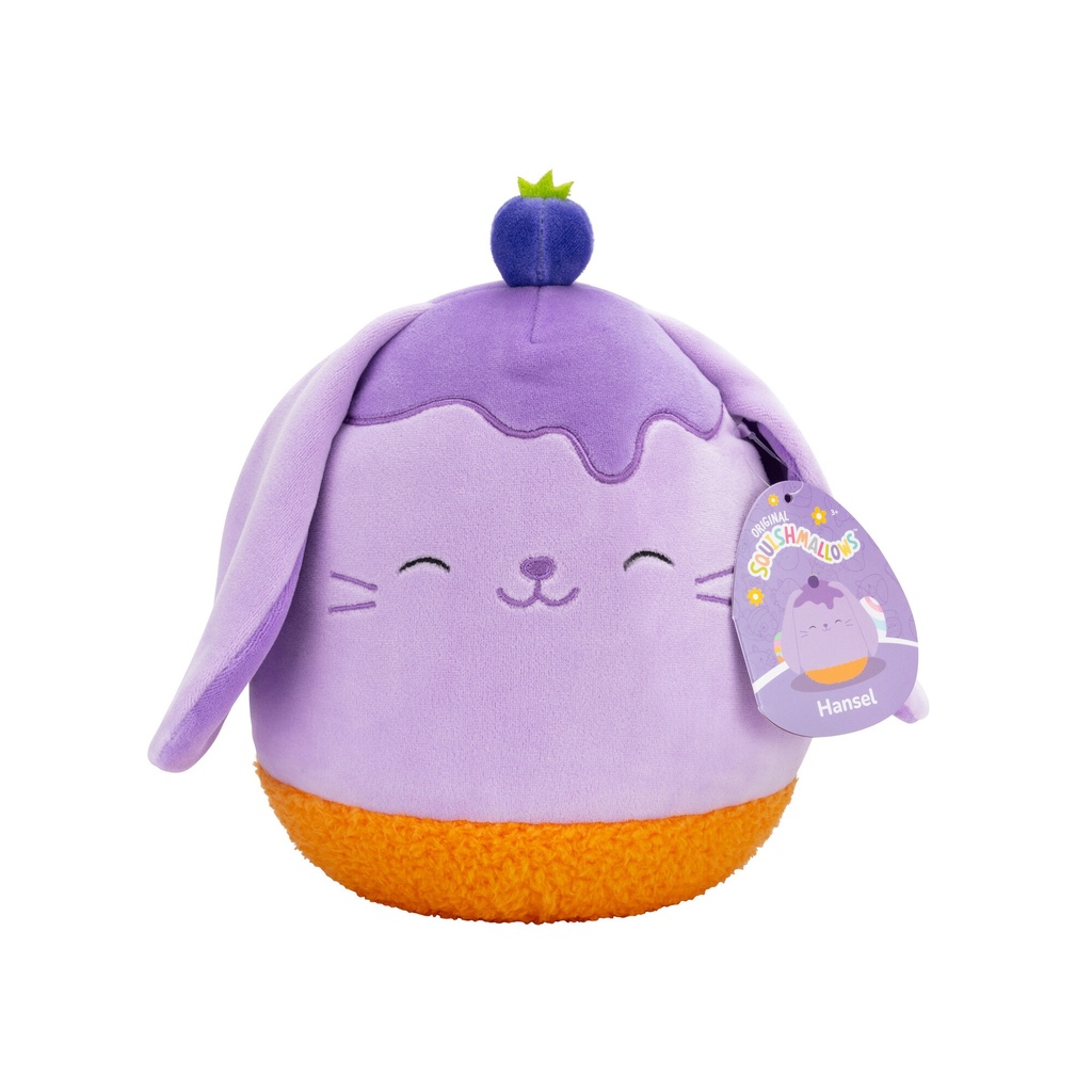 Hansel the Blueberry Cheesecake Bunny 7.5 Inch Squishmallows Easter 2025
