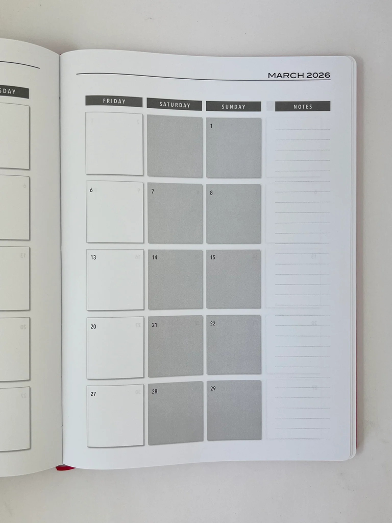 2025-2026 Financial Year Diary - A4 WTV Oxford Blue
