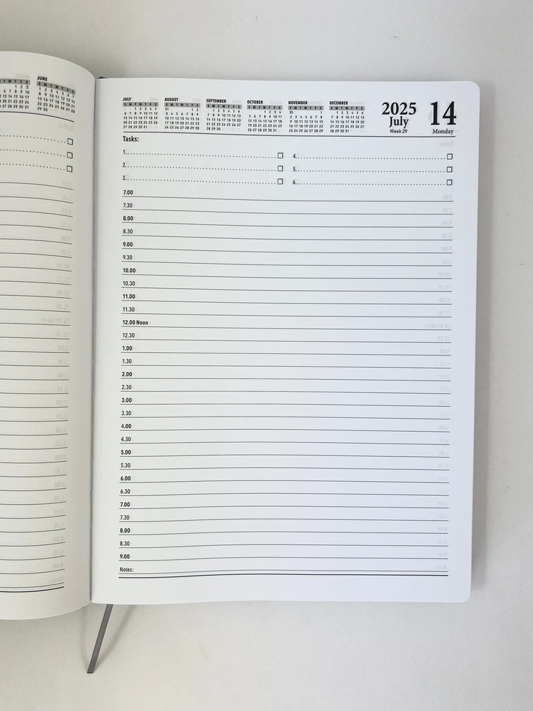 2025-2026 Financial Year Diary - A4 DTP Ash Grey