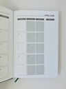 2025-2026 Financial Year Diary - A5 DTP Green