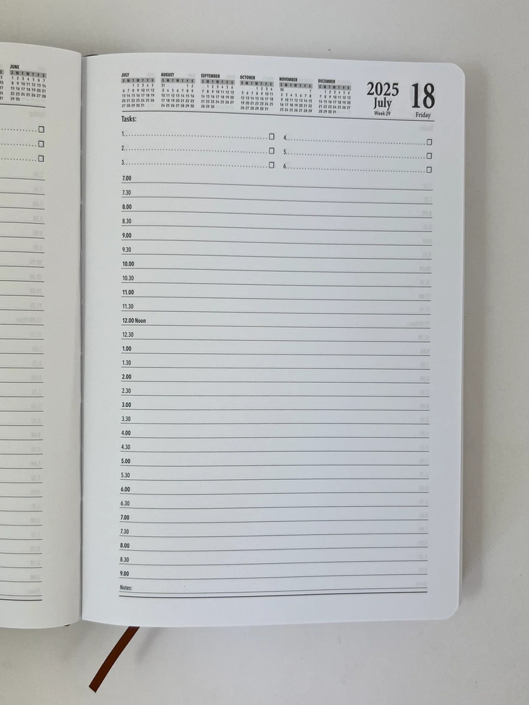 2025-2026 Financial Year Diary - A5 DTP Ash Grey