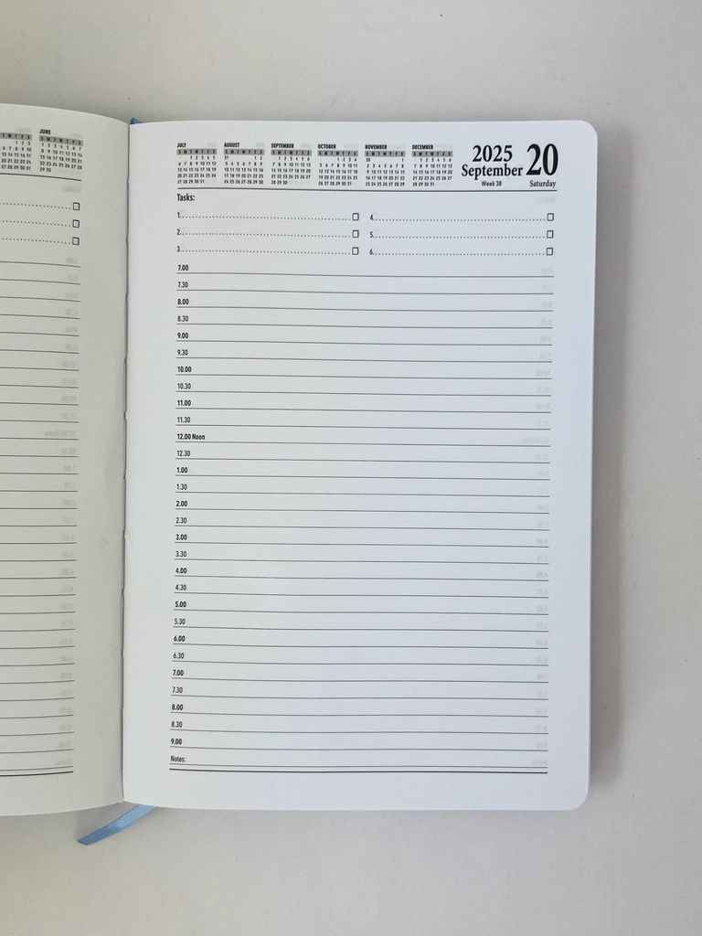 2025-2026 Financial Year Diary - A5 DTP Blue