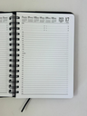 2025-2026 Financial Year Diary - A5 DTP Spiral Black