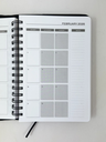 2025-2026 Financial Year Diary - A5 DTP Spiral Black