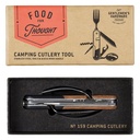 Gentelman's Hardware Camping Cutlery Tool Acacia Wood & Stainless Finish