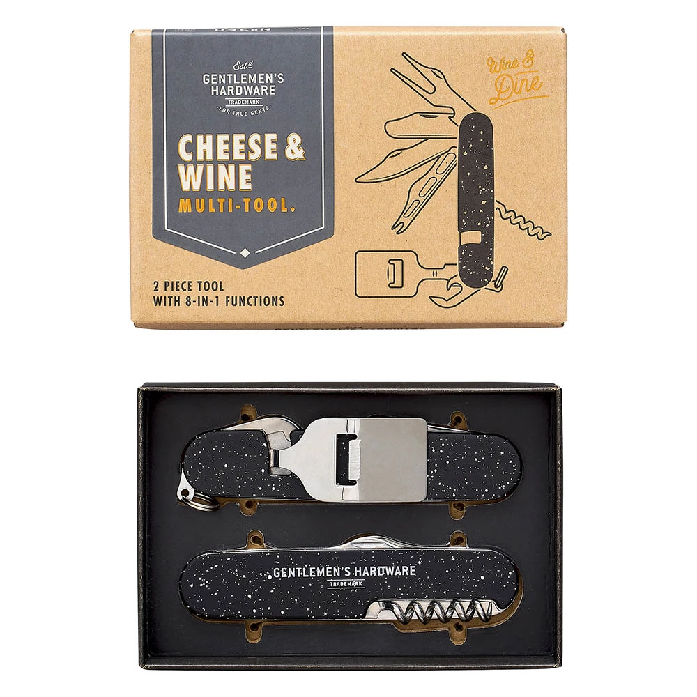 Pretty Useful Tools CHEESE & WINE Multi-Tool