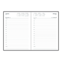 2025-2026 Financial Year Diary - Collins A5 Day-To-A-Page (DTP) Black