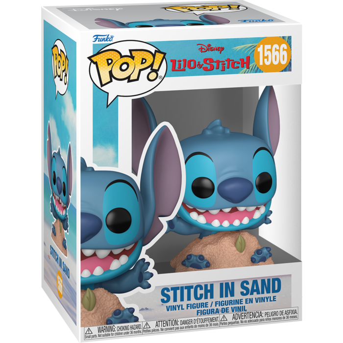 Lilo & Stitch - Stitch in Sand Funko Pop! Vinyl Figure