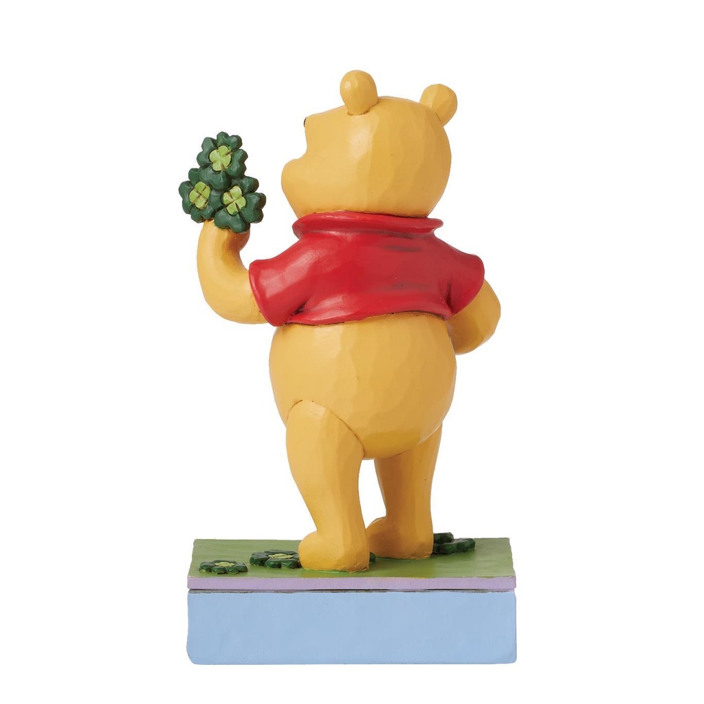 Winnie the Pooh - St Patty's Pooh with Clovers Figurine - Disney Traditions by Jim Shore