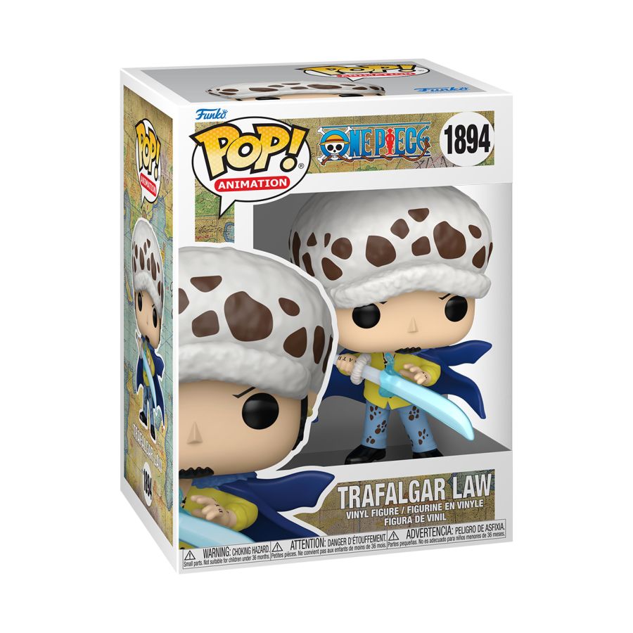One Piece - Trafalgar Law with Blue Anesthesia Funko Pop! Vinyl Figure