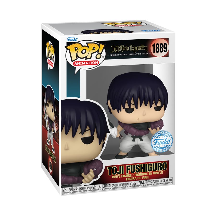 Jujutsu Kaisen - Toji Fushiguro (US Exclusive with chase) Funko Pop! Vinyl Figure #1889