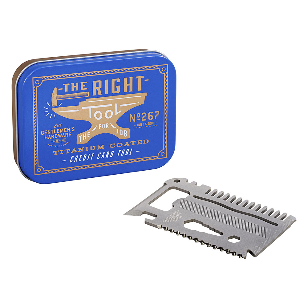 Gentleman's Hardware Titanium Credit Card Tool