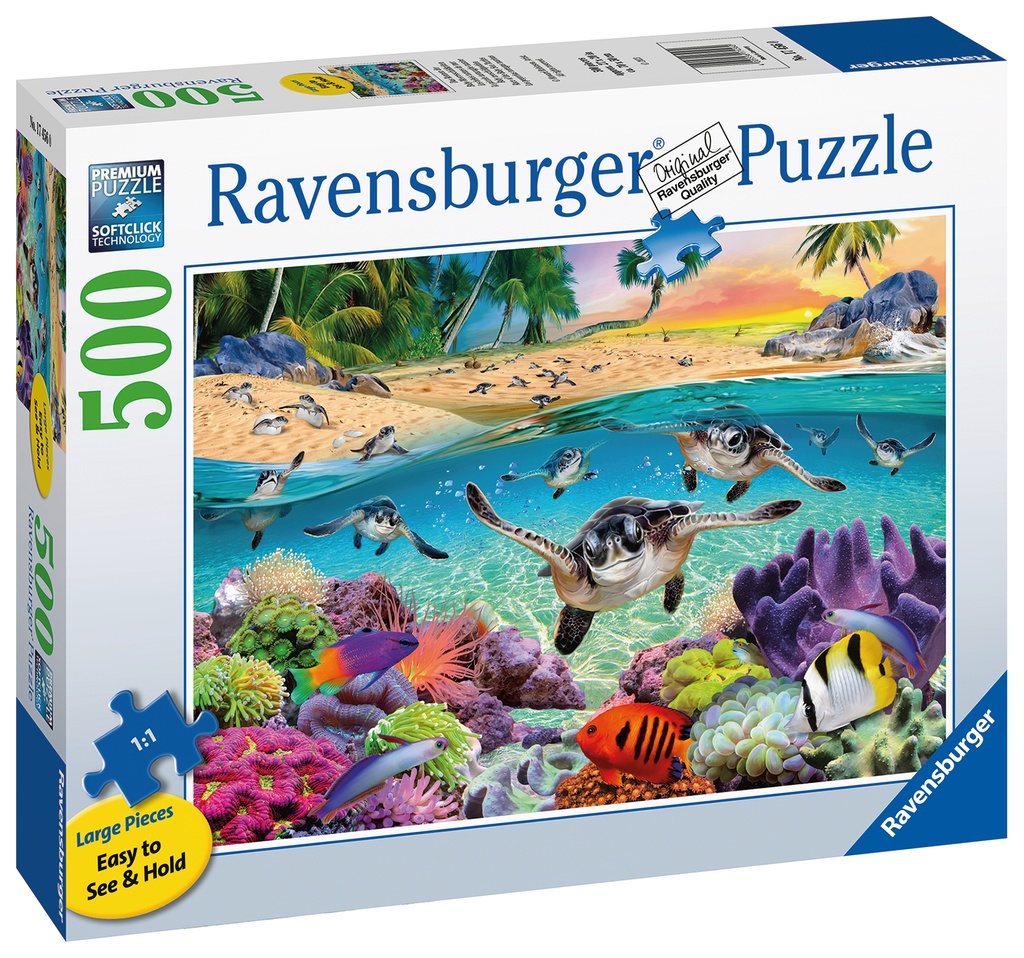 Race of the Baby Sea Turtles 500pc Large Format Puzzle - Ravensburger