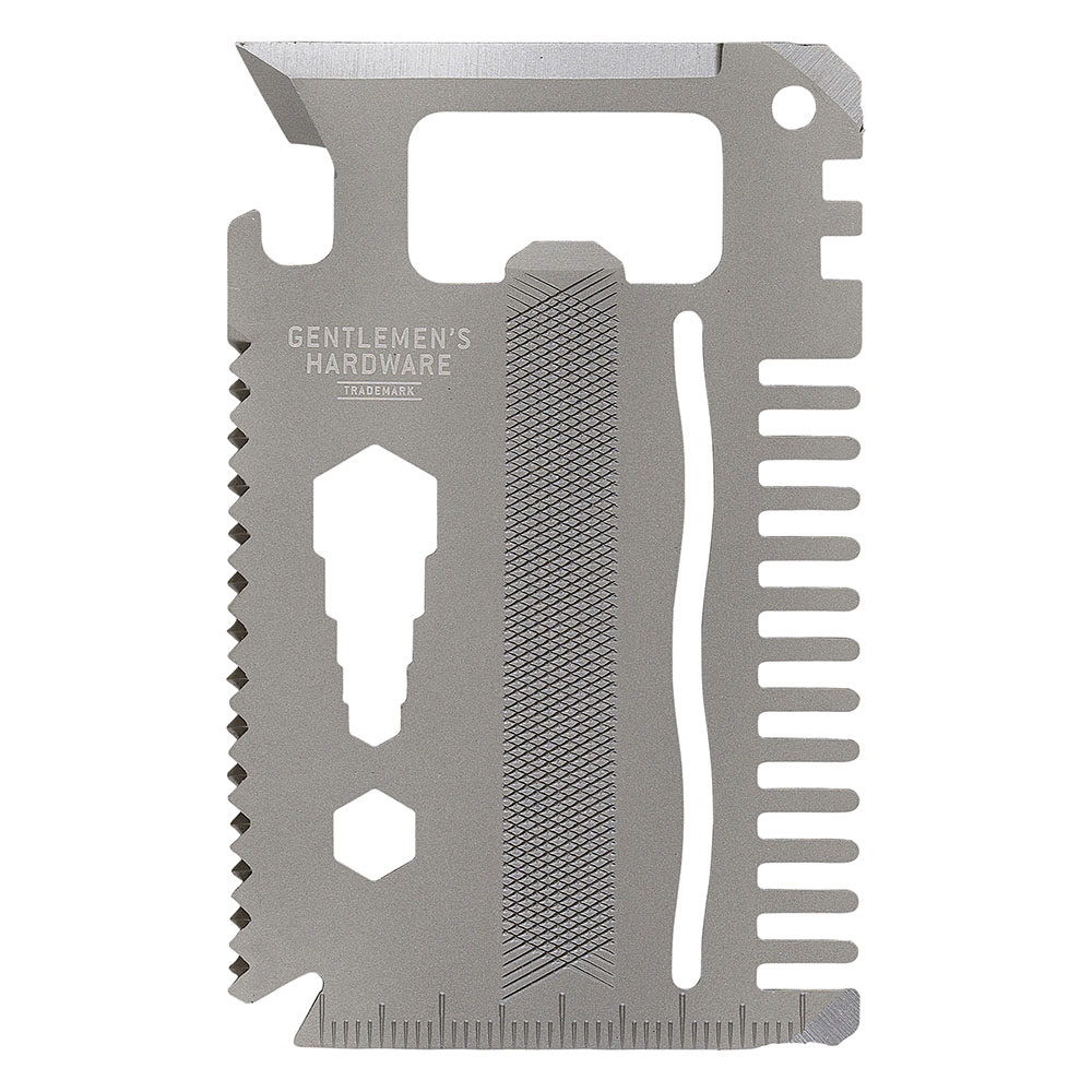 Gentleman's Hardware Titanium Credit Card Tool