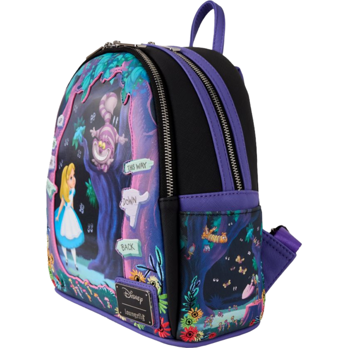 Alice in Wonderland - Alice & Cheshire Cat Mini Backpack - Loungefly