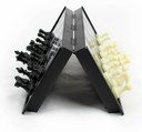 LPG Classics Plastic Magnetic Travel Chess Set - 20cm Foldable Board