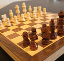 Wooden Chess/Checkers Backgammon Set