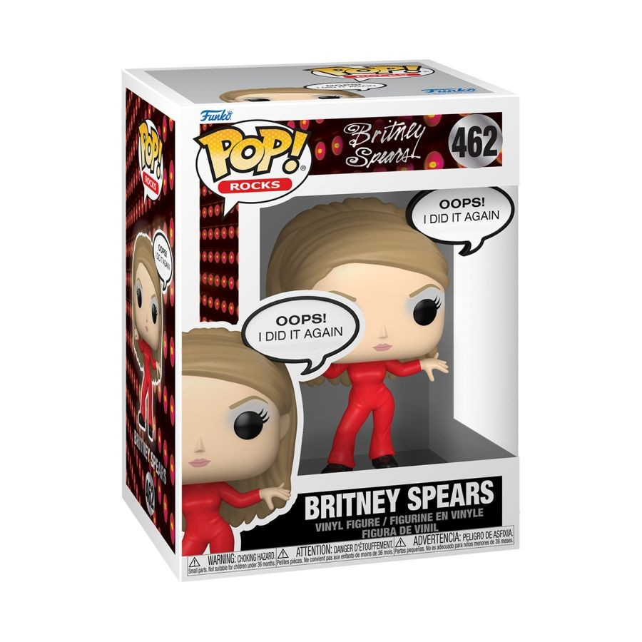 Britney Spears - Britney Spears 'Oops I Did It Again' Funko Pop! Vinyl Figure #462